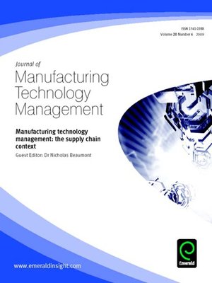 cover image of Journal of Manufacturing Technology Management, Volume 20, Issue 6